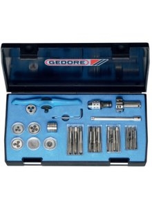 Gedore 1939068 8553 Gewindeschneidsatz für Innen-/Außengewinde M3-M6