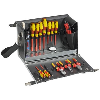 Gedore 1953710 1091 Werkzeugkasten für Elektriker 18 Stück