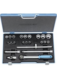 Gedore 2545845 Steckschlüssel-Satz 1/2" 23-teilig, UD 8-32 mm D 19 EMU-20