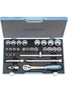 Gedore 2682869 19 VMU-10 Schlüsselsatz 1/2" Metrisch 28 Stück 10-36 mm