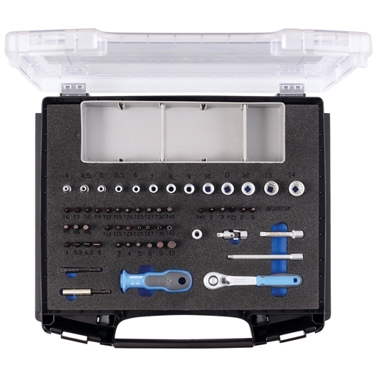 Gedore 2836165 1101-D 20 Steckschlüsselsatz 1/4" in i-Boxx 58 Stück