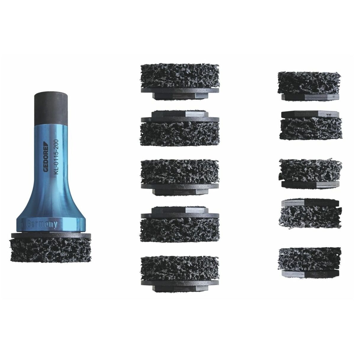 Gedore 3463931 Schleifaufsatz für Radnabenenden 12-teilig