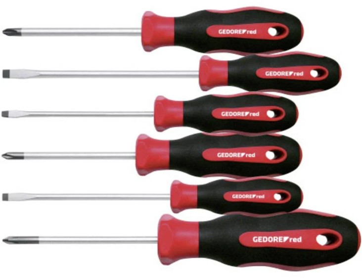 Gedore RED 3301270 R38002006 Schraubendreher-Satz 6-teilig