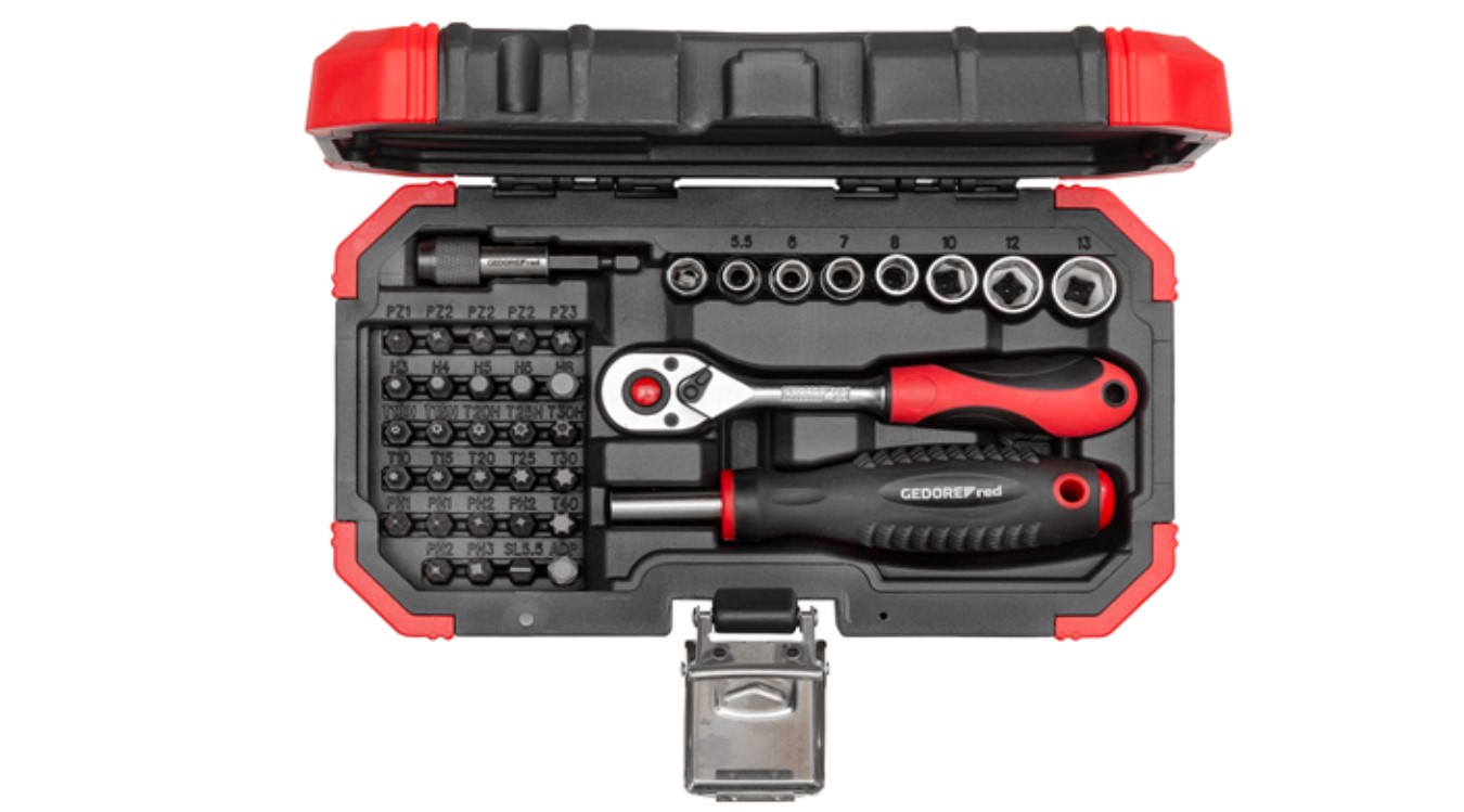 Gedore RED 3301349 R33003040 Bit-Satz 1/4" 40 Stück
