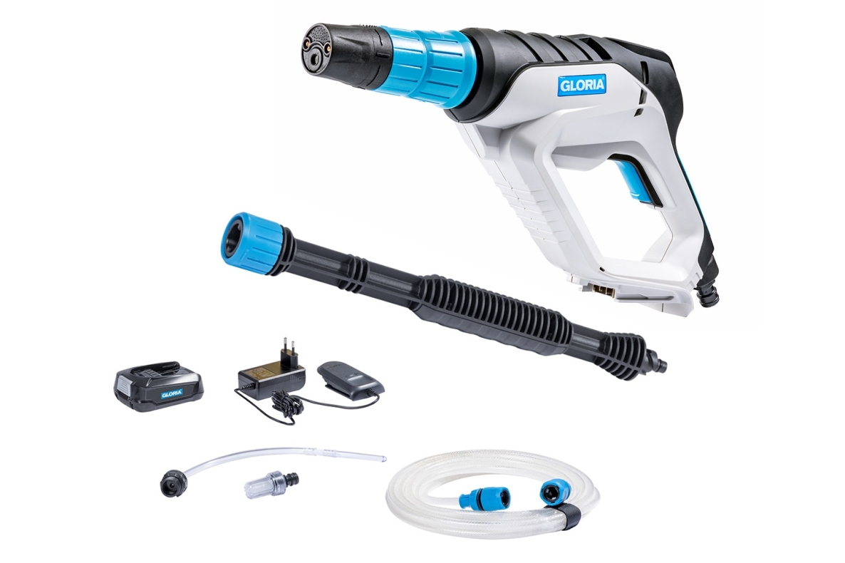 Gloria 000301.0000 MultiJet Hochleistungs-Sprühsystem 18 Volt 2.5 Ah Li-ion