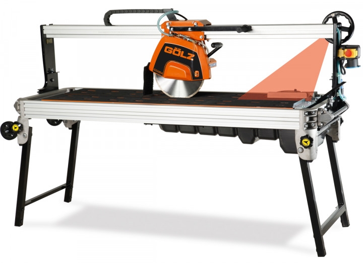 Gölz 02893505100 GS350A-XL Diamant-Sägetisch ALU 2200 mm