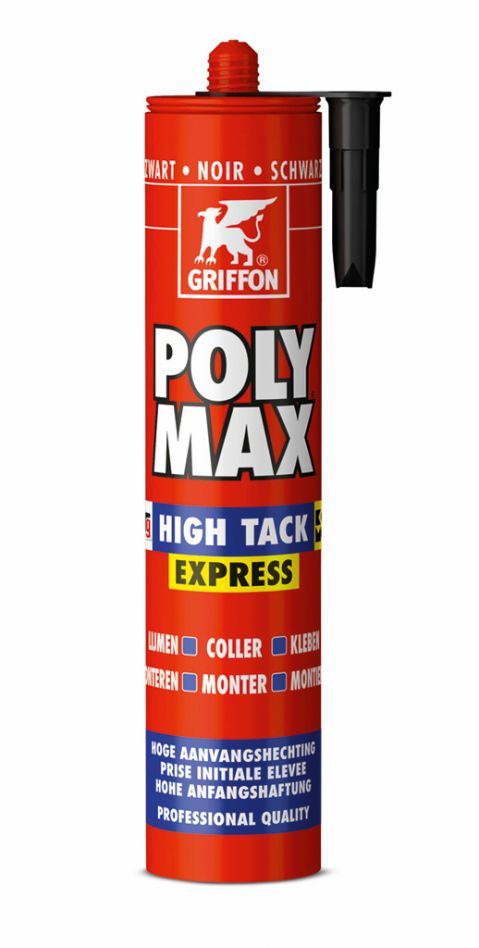 Griffon 6311639 PolyMax High Tack Express schwarz 435g