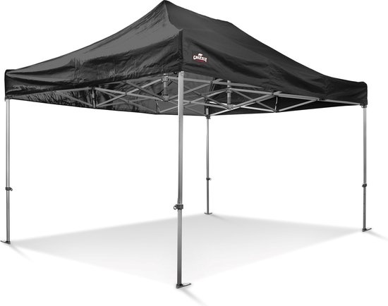 Grizzly Outdoor GOW345Z GO-WORK Arbeitszelt 3x4,5 m Schwarz