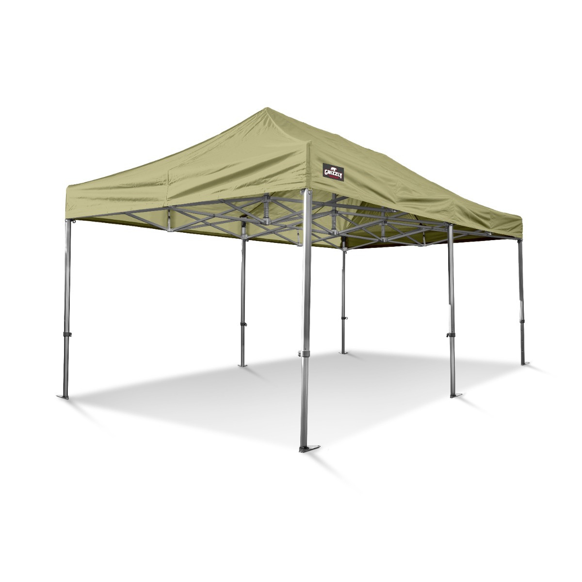 Grizzly Outdoor GOW4036S GO-WORK40 Arbeitszelt 3x6 m Sand