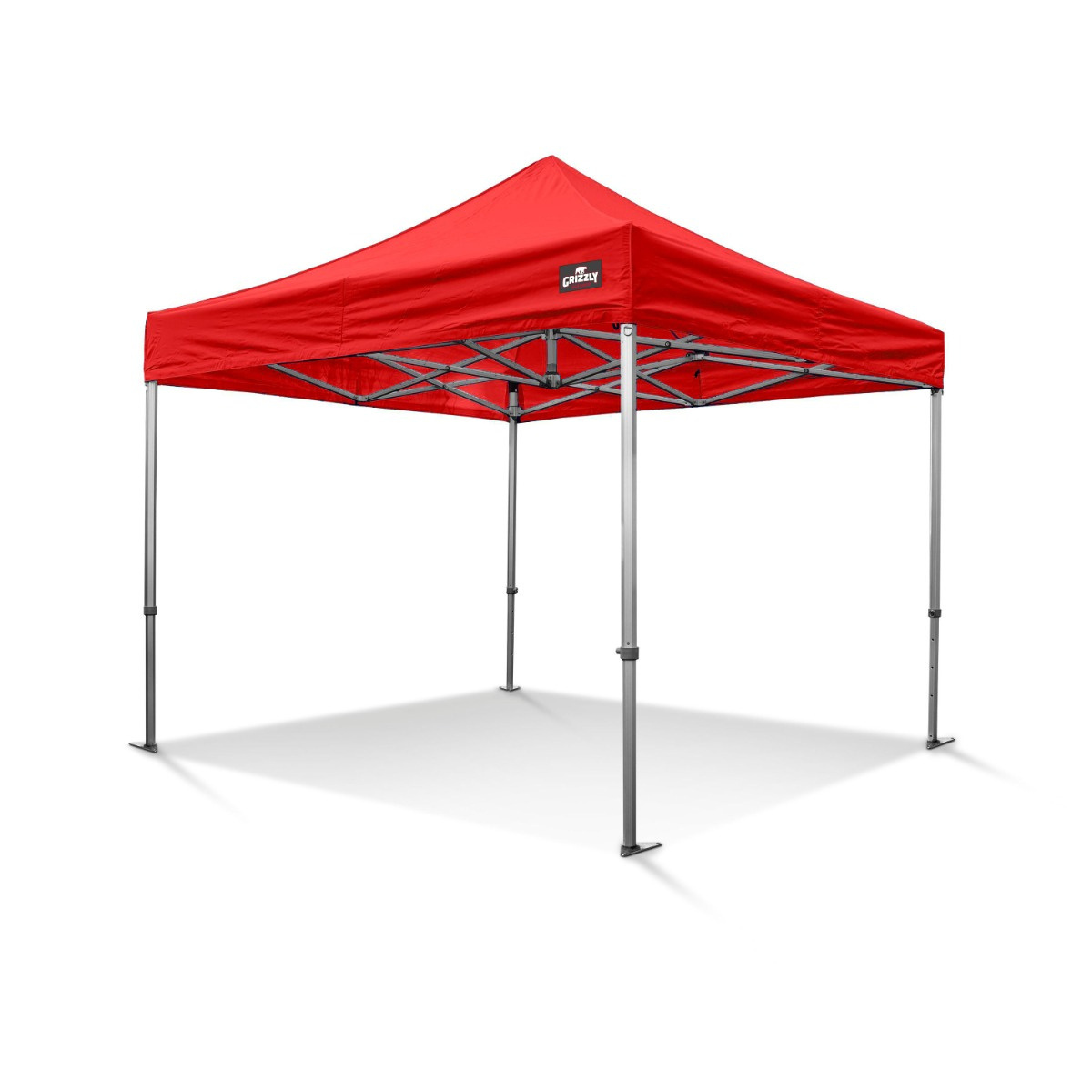 Grizzly Outdoor GOW33R GO-WORK Arbeitszelt 3x3 m Rot