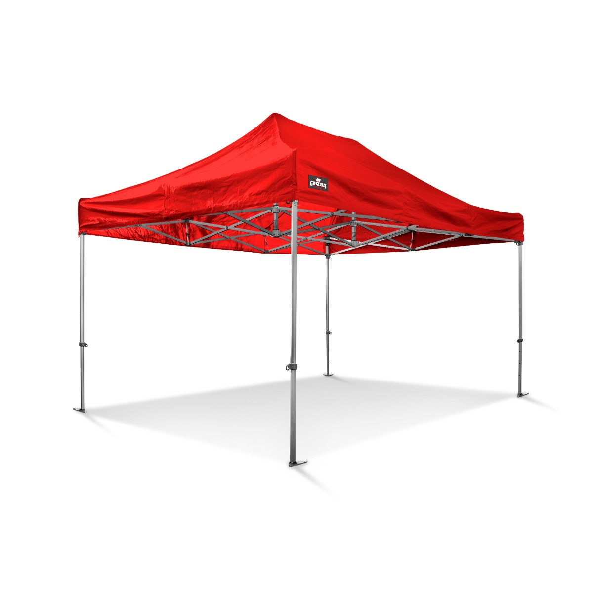 Grizzly Outdoor GOW345R GO-WORK Arbeitszelt 3x4,5 m Rot