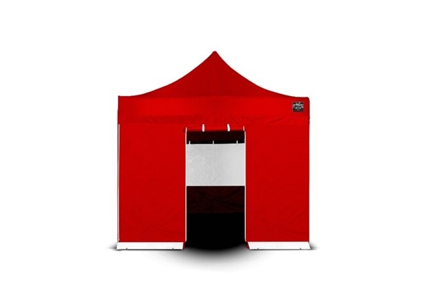 Grizzly Outdoor GOWZ3IR Seitenwand Eingang rot 3m