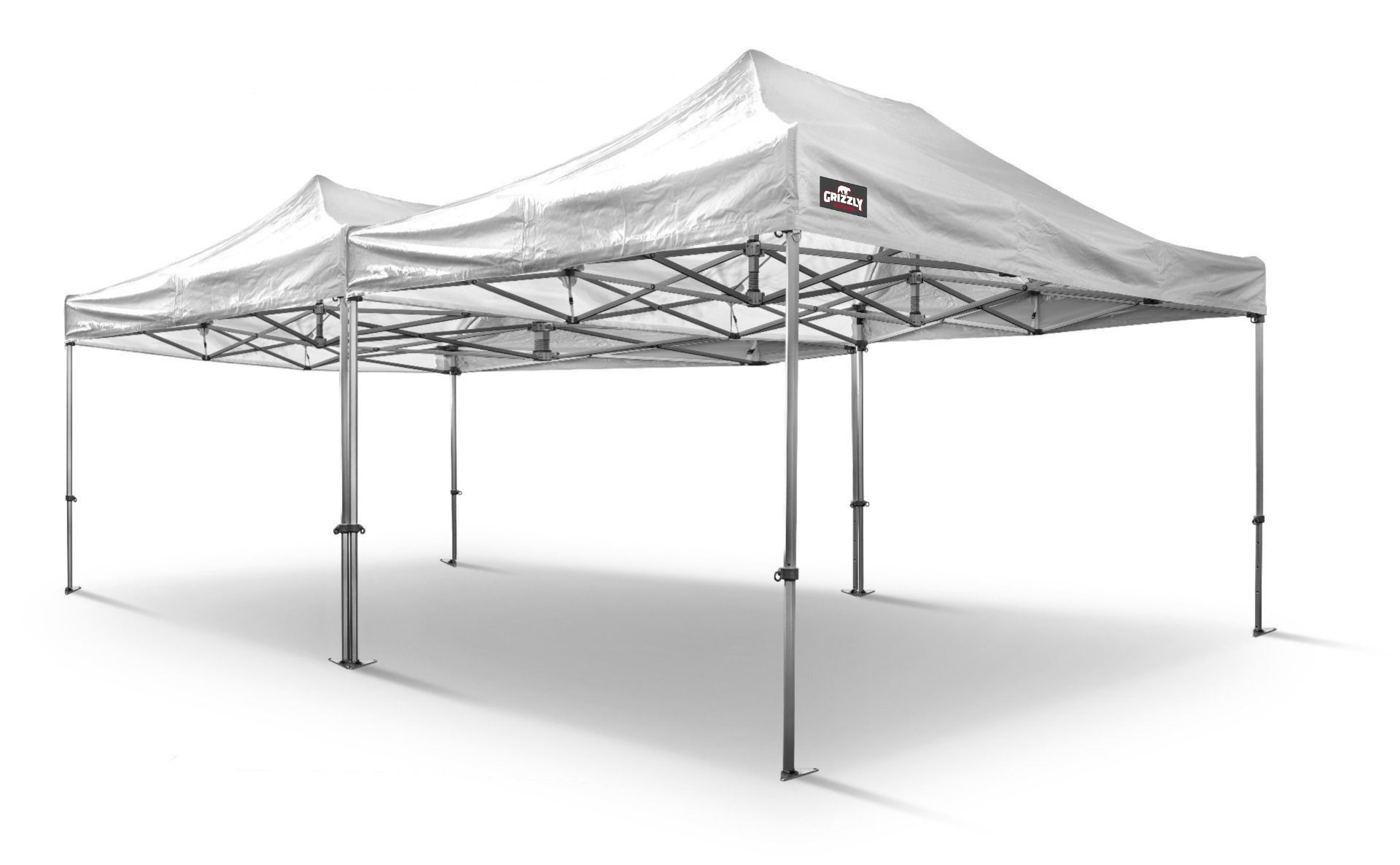 Grizzly Outdoor GOW456W GO-WORK Arbeitszelt 4,5x6 m Weiß