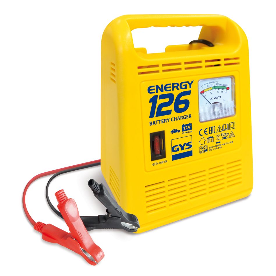 Gys 5192023222 ENERGY 126 traditionelles 12V-Batterieladegerät