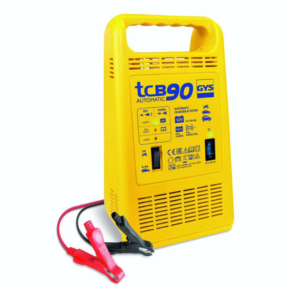 Gys 5192023260 TCB 90 Automatisches 12V 15-90Ah Batterieladegerät