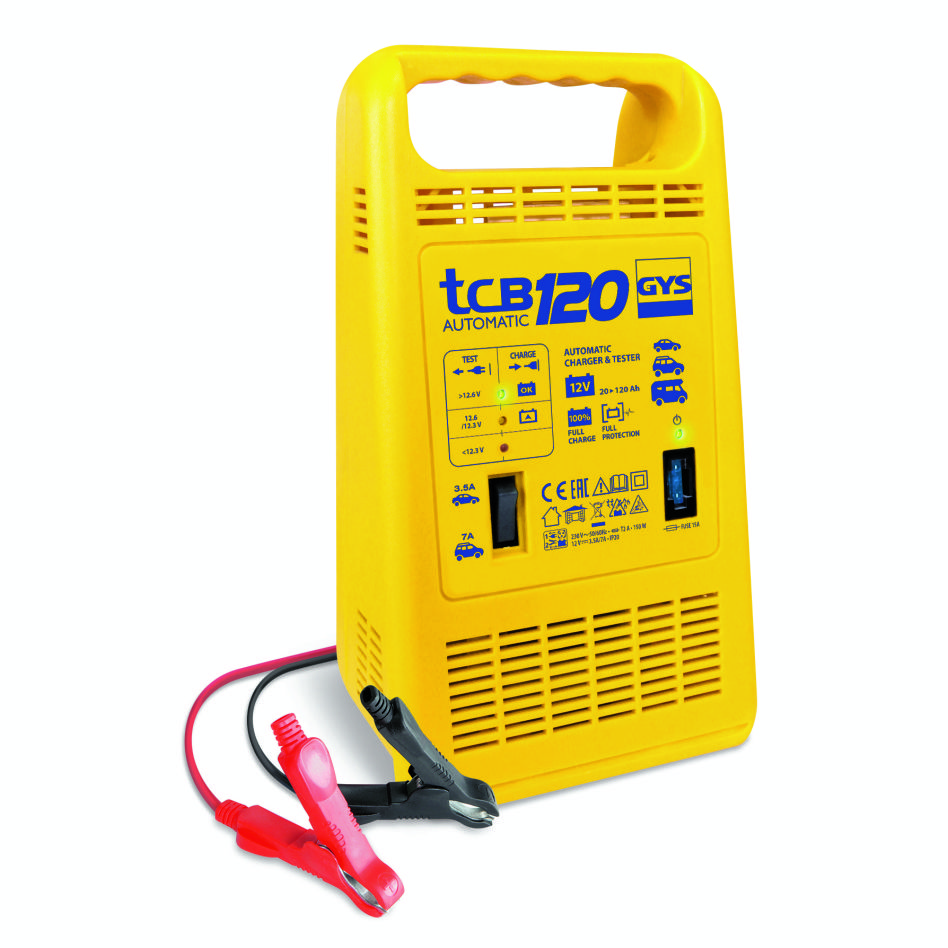 Gys 5192023284 TCB 120 Automatisches 12V 20-120Ah Batterieladegerät