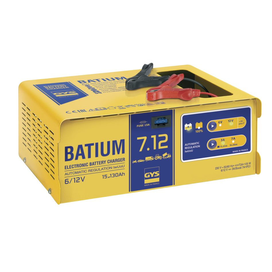 Gys 5192024496 BATIUM automatisches 7/12 Batterieladegerät