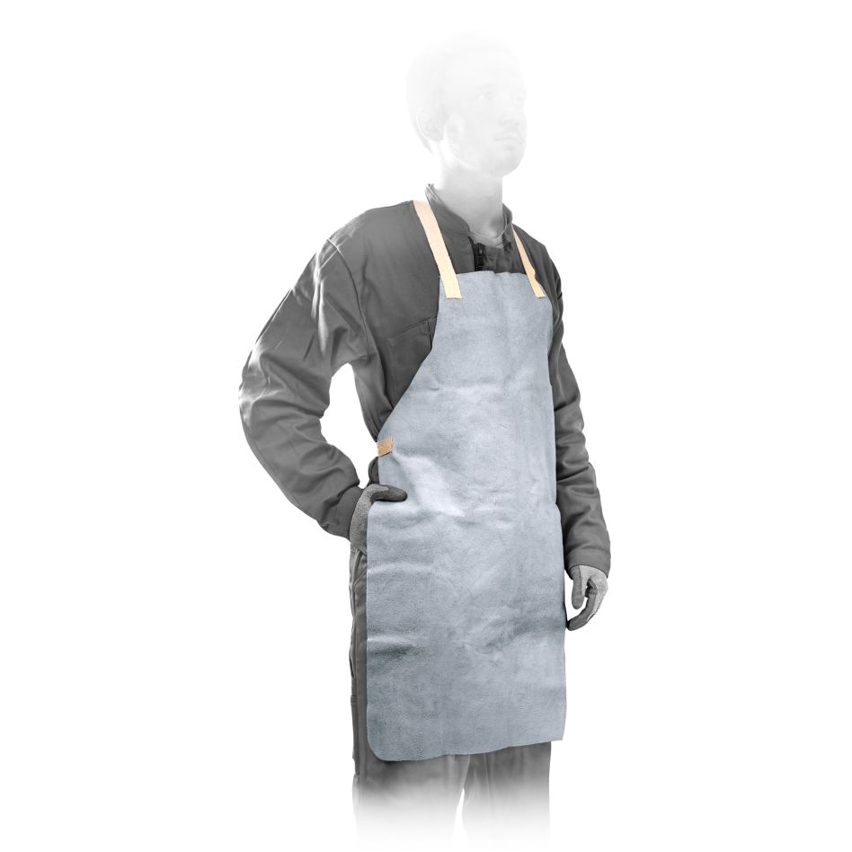 Gys 5193045200 Schweißerschürze multifunktional grau Spaltleder
