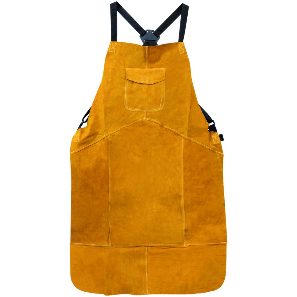 Gys 5193045217 Schweißerschürze multifunktional ockergelb Spaltleder