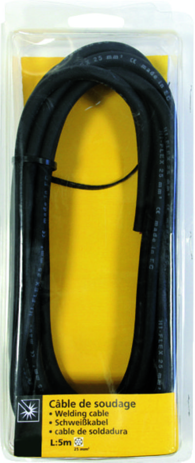Gys 5193045408 Schweißkabel aus Kupfer 25 mm² - 5 Meter