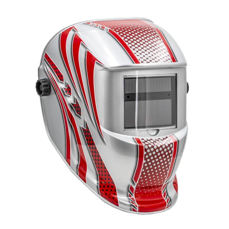 Gys 5192079755 LCD Venus 9-13 G Rot Echtfarben-Schweißerhelm