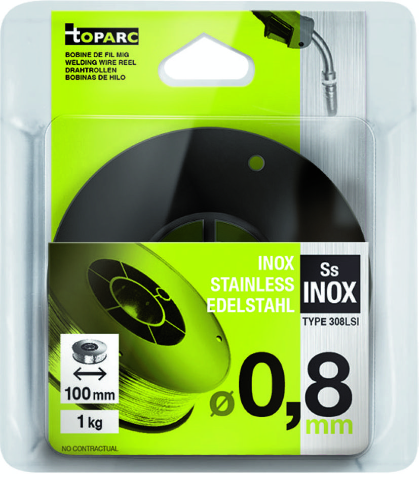 Gys 5193086616 Schweißdraht Edelstahl 308LSi Ø0,8 mm Drahtspule S100 1kg