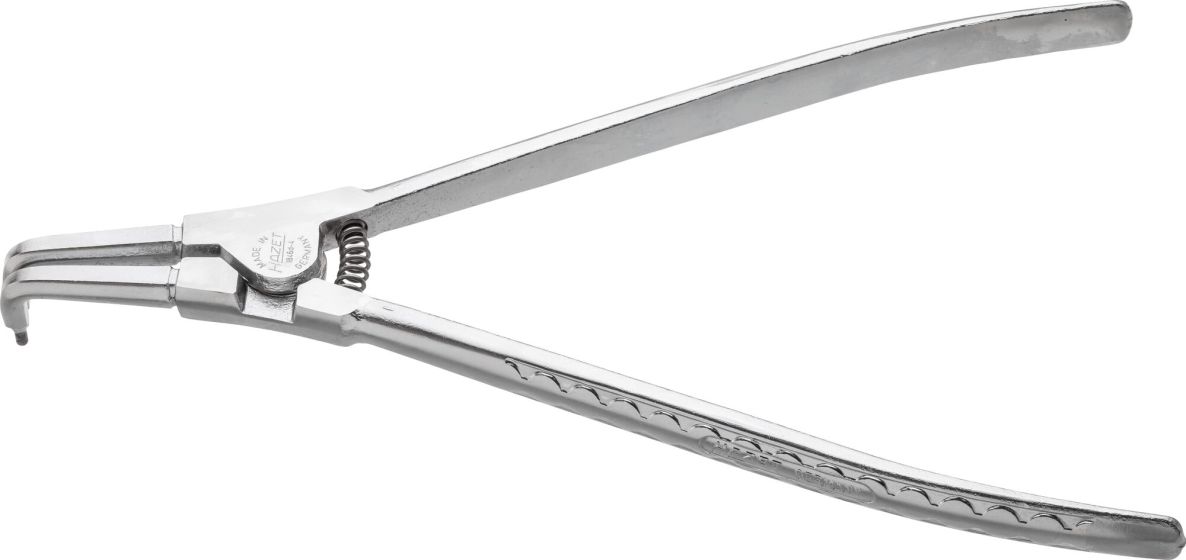 Hazet 1846D-4 Zange f&uuml;r Sicherungsringe, L&auml;nge 310 mm, f&uuml;r Sicherungsringe mit einem Au&szlig;endurchmesser von 85&ndash;140 mm, gebogen