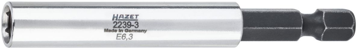 Hazet 2239-3 Adapter 1/4" Sechskant massiv – 1/4" Sechskant hohl, Länge 75 mm