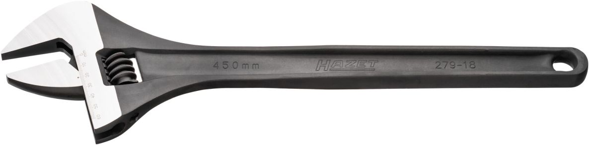 Hazet 279-18 Einstellbarer Einsteckschl&uuml;ssel, Au&szlig;enprofil Sechskant, Spannbereich 60 mm