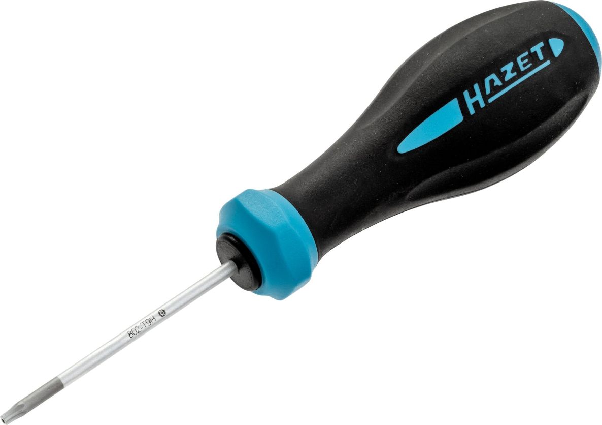 Hazet 802-T9H HEXAnamic®-Schraubendreher, manipulationssicher, TORX®-Profil, SW T9H