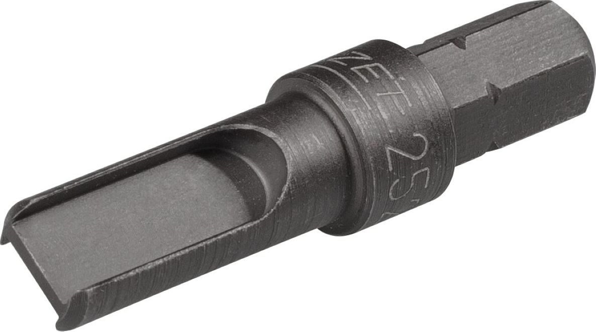 Hazet 2528-1 Spezialbit VAG-Ölablassschraube 1/4" Sechskant, massiv, Länge 35 mm