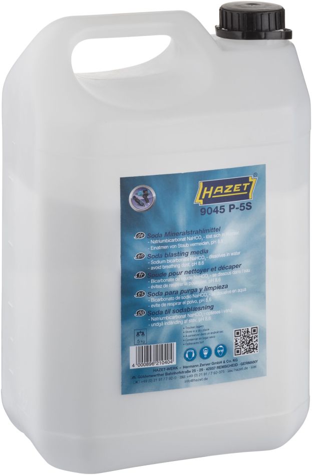 Hazet 9045P-5S Soda-Mineral-Strahlmittel 