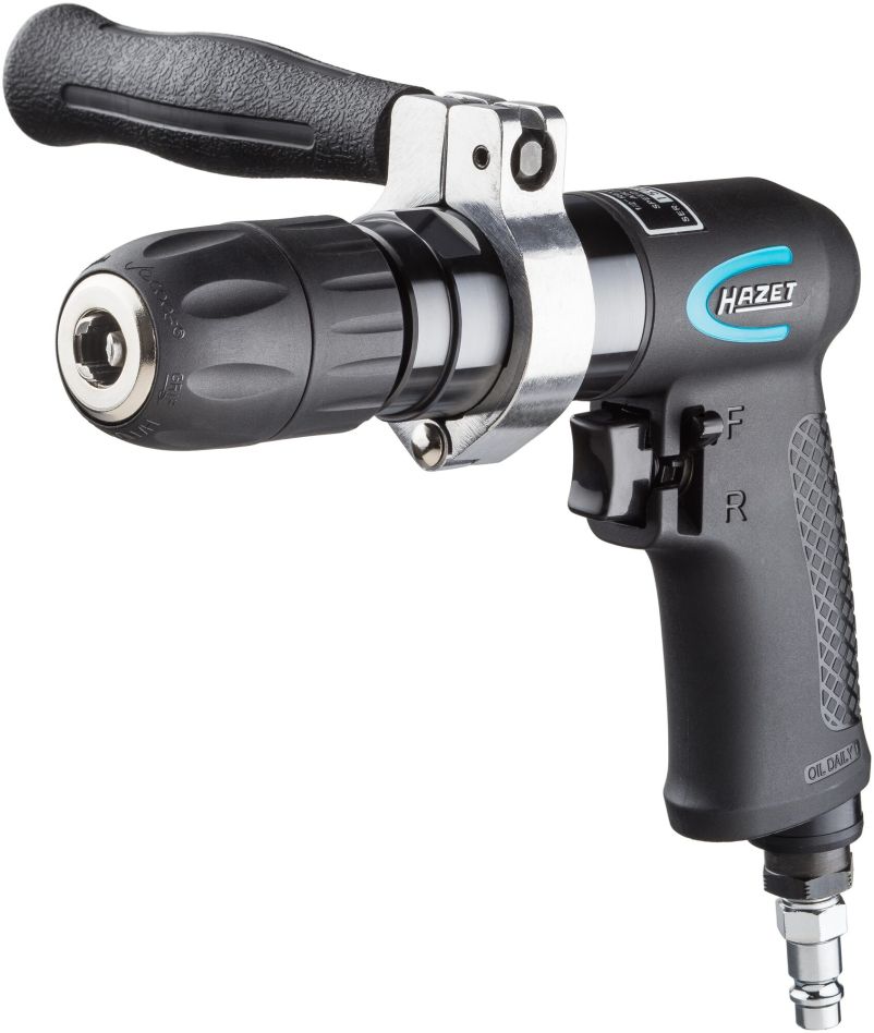 Hazet 9030P-1 Druckluftbohrmaschine 373W mit Schnellspannbohrfutter
