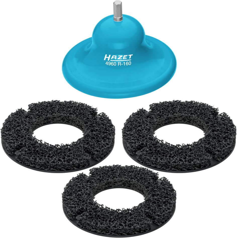 Hazet 4960R-160/4 Radnaben-Schleifset, 4-teilig