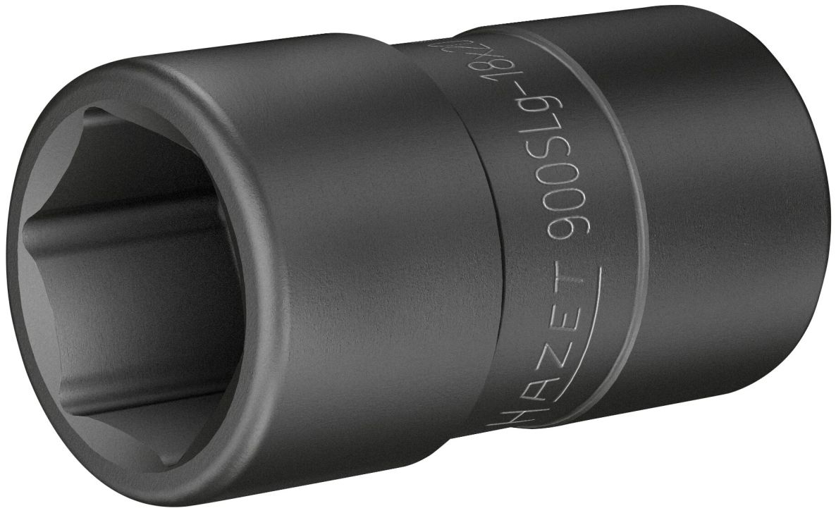 Hazet 900SLG-18X20 Steckschlüssel FORD Radschraubenverbindung 1/2" Vierkant-Hohlschlüssel Außenprofil Sechskant SW 18 x 20 mm