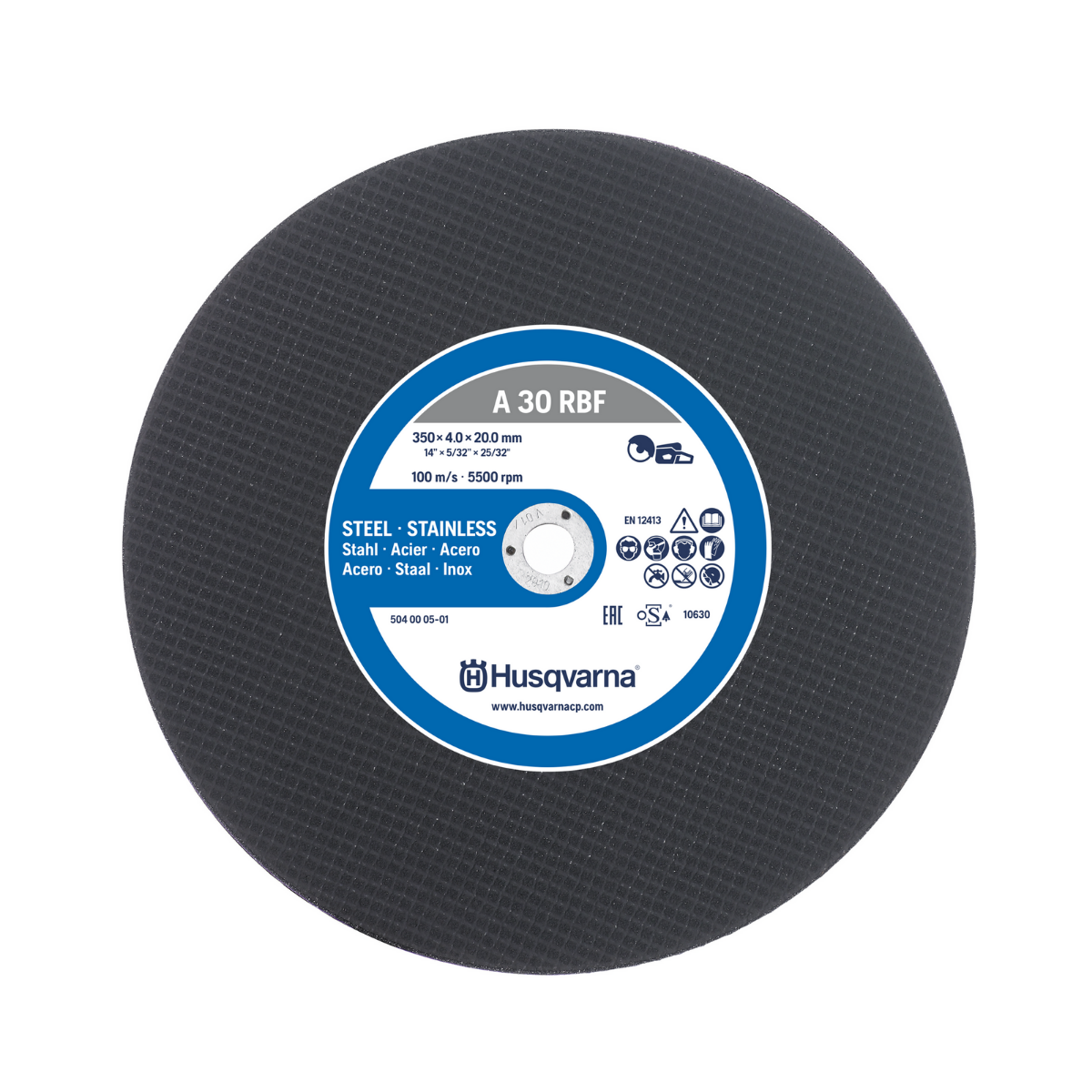 Husqvarna 504000401 Trennscheibe Metall A 30 RBF 300 x 3,5 x 20 mm