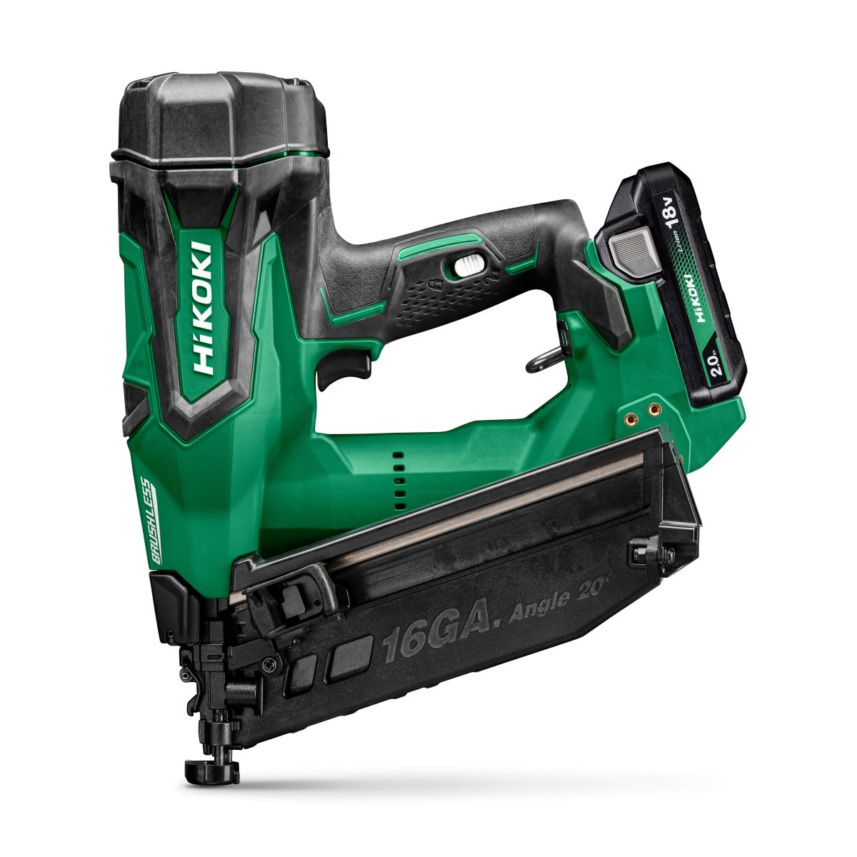 HiKOKI NT1865DAWYZ Akku-Nagler 32 - 65 mm 18V 2.0Ah Li-Ion