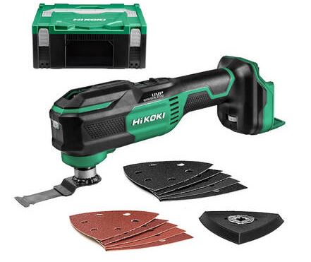 HiKOKI CV18DAW2Z Multitool 18V ohne Akkus und Ladegerät im Hikoki Systemkoffer II