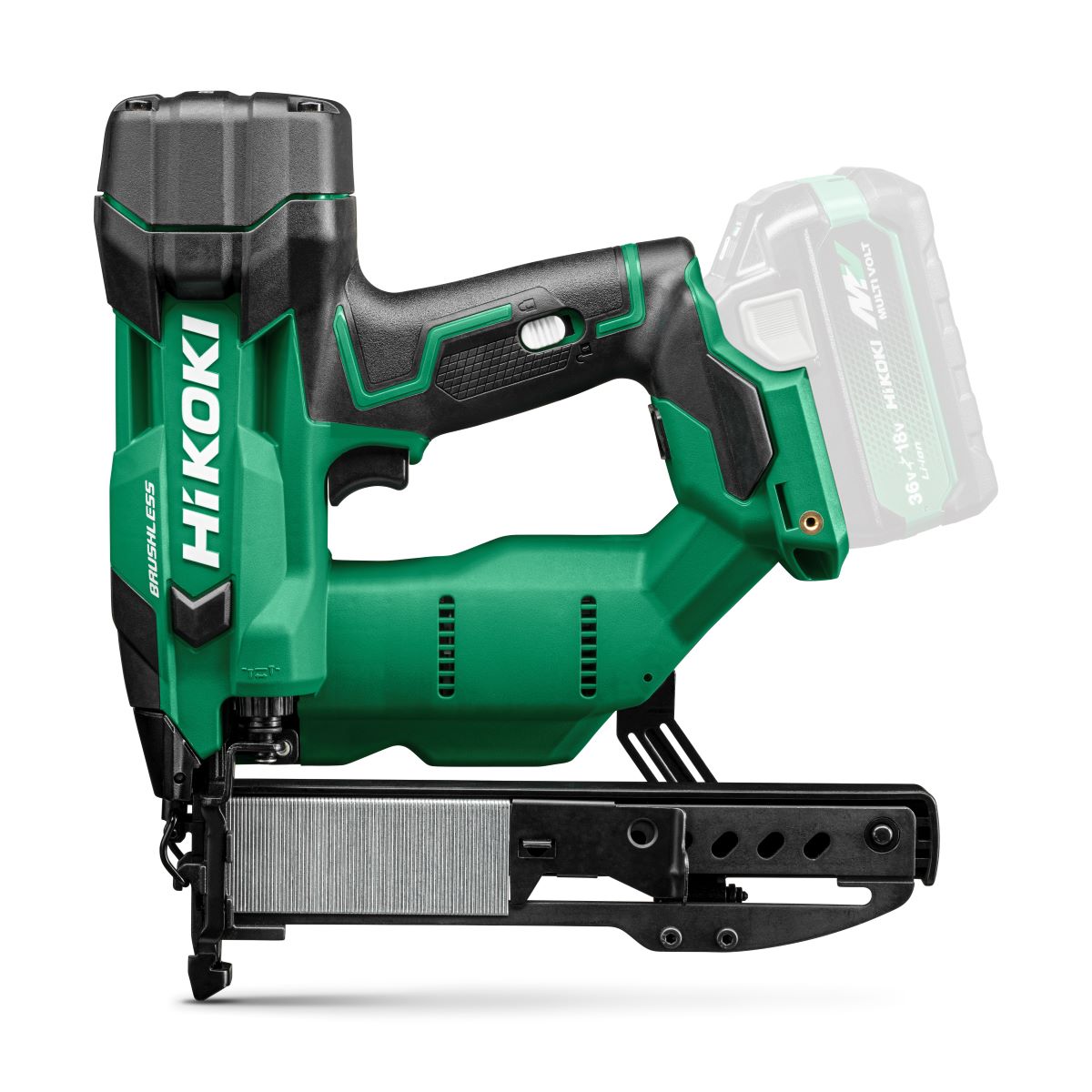 HiKOKI N1804DAW4Z Schnurloses Heftgerät 12-40mm 18 Volt ohne Batterien und Ladegerät