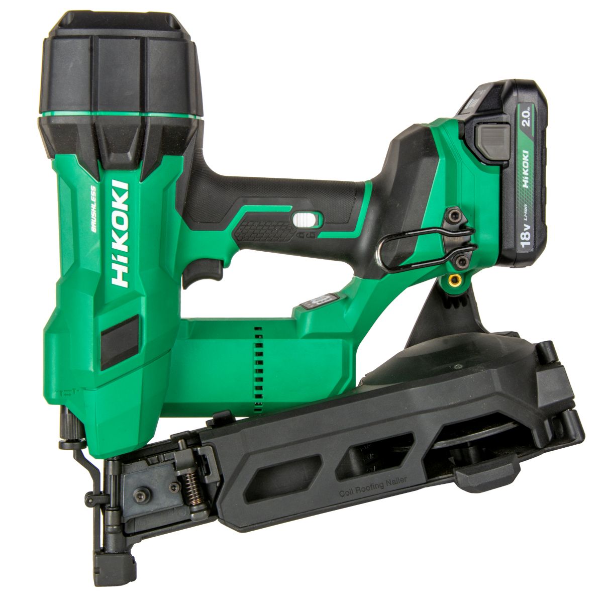 HiKOKI NV1845DAWXZ Kabelloser Trommelnagler 18V 22-45mm 2x2.0 Ah im HSC IV Koffer