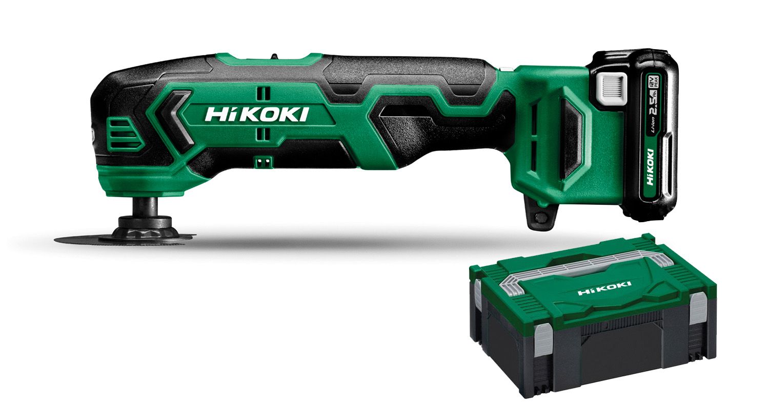HiKOKI CV12DAWEZ Akku-Multitool 12 Volt 2,5 Ah Li-Ion