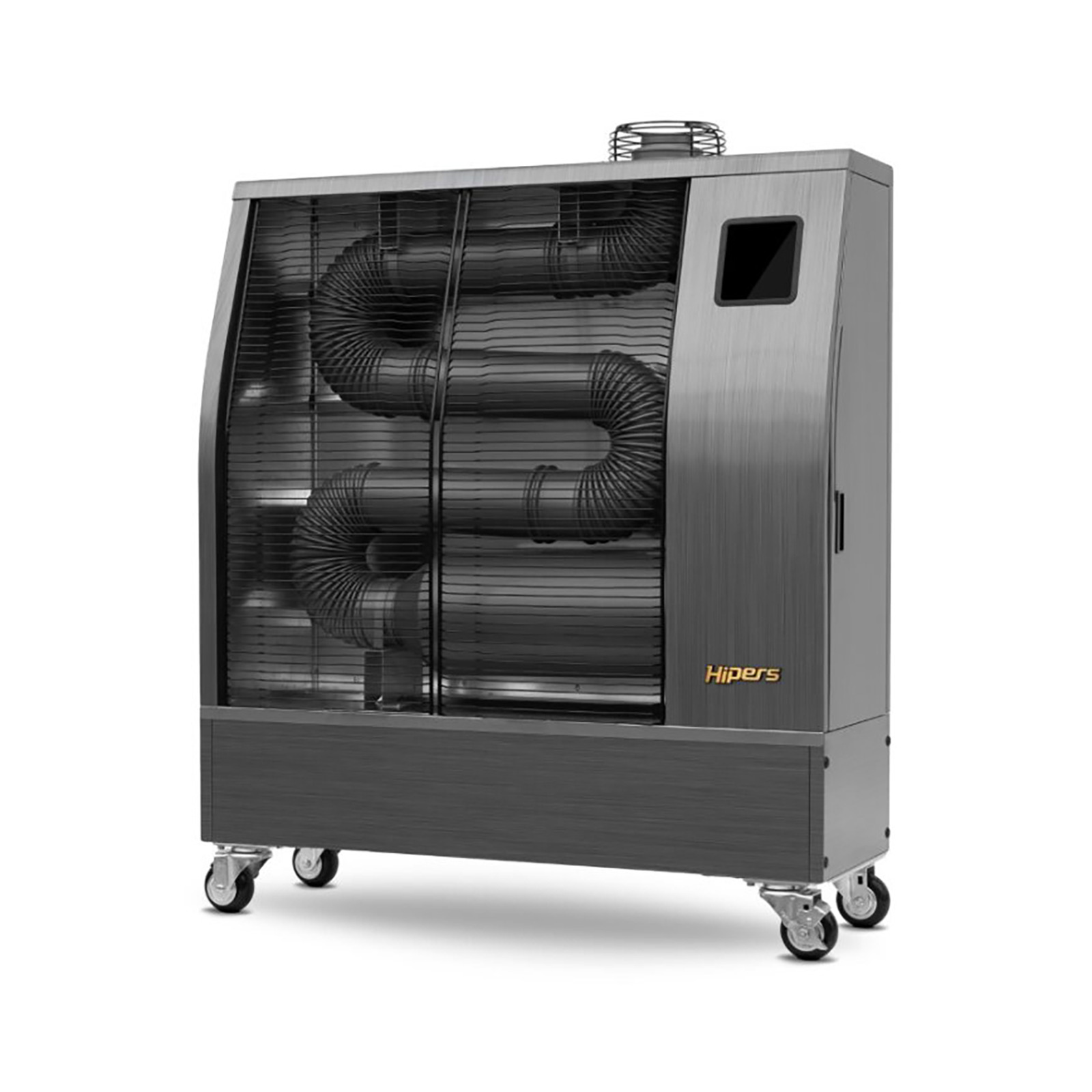 Hipers 722316852 WDP50IS Infrarot-Dieselstrahler Pro 14 kW Edelstahlmotiv 160-900 m³