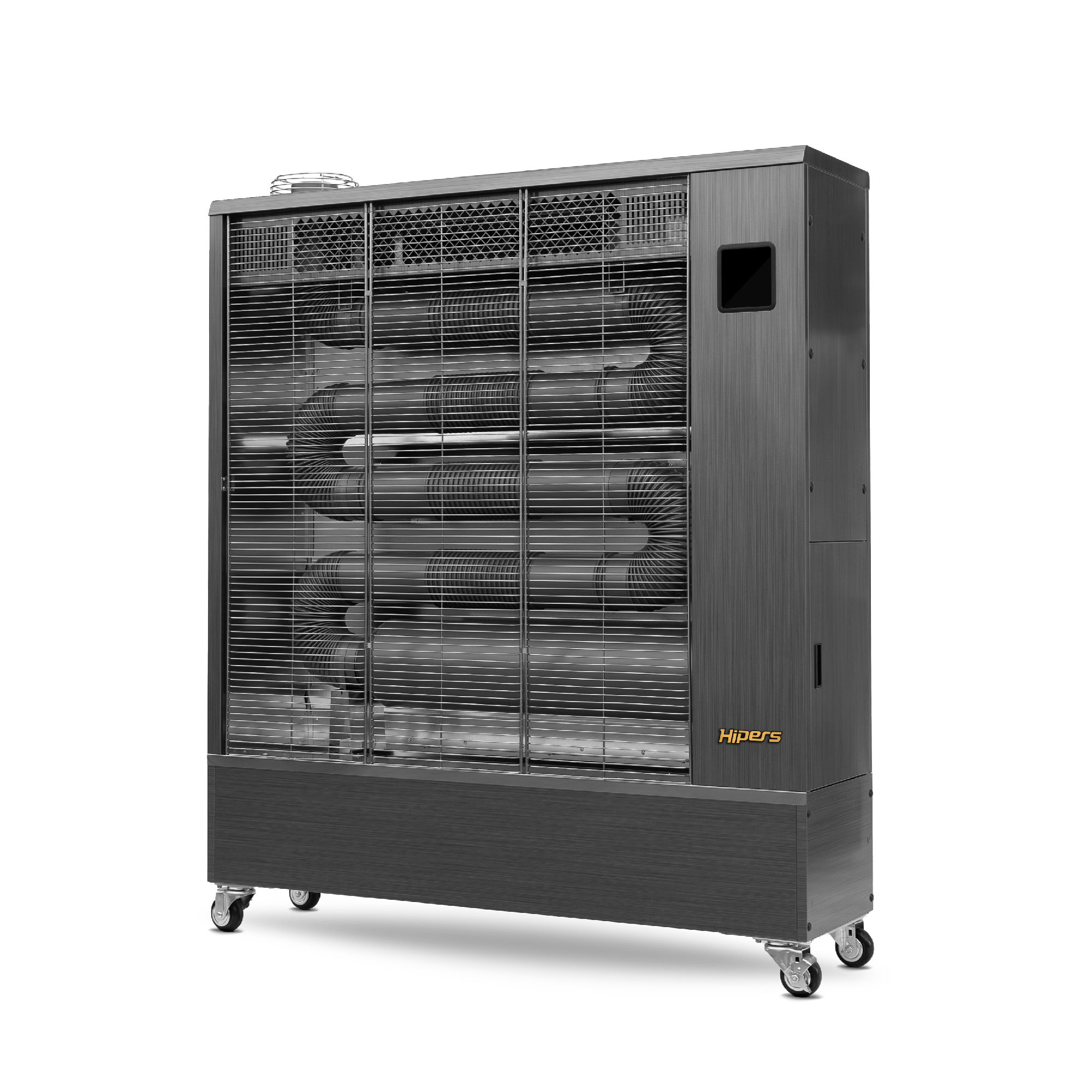 Hipers 722316860 WDP100IS Infrarot-Dieselstrahler Pro 29 kW Edelstahlmotiv 2000-4600 m³