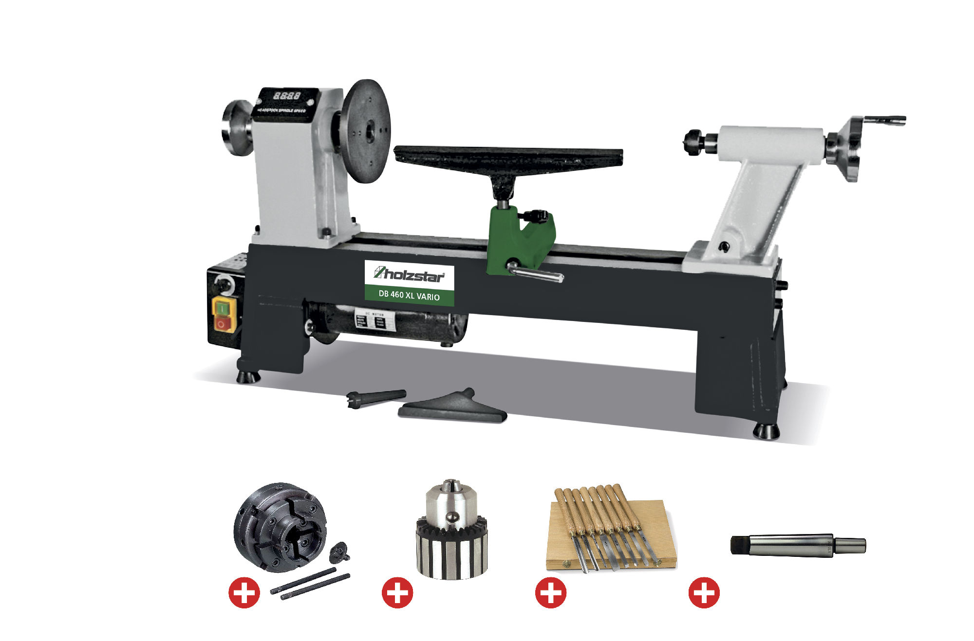 Holzstar 795920462 DB460XL VARIO PACK Holzdrehbank 460 mm