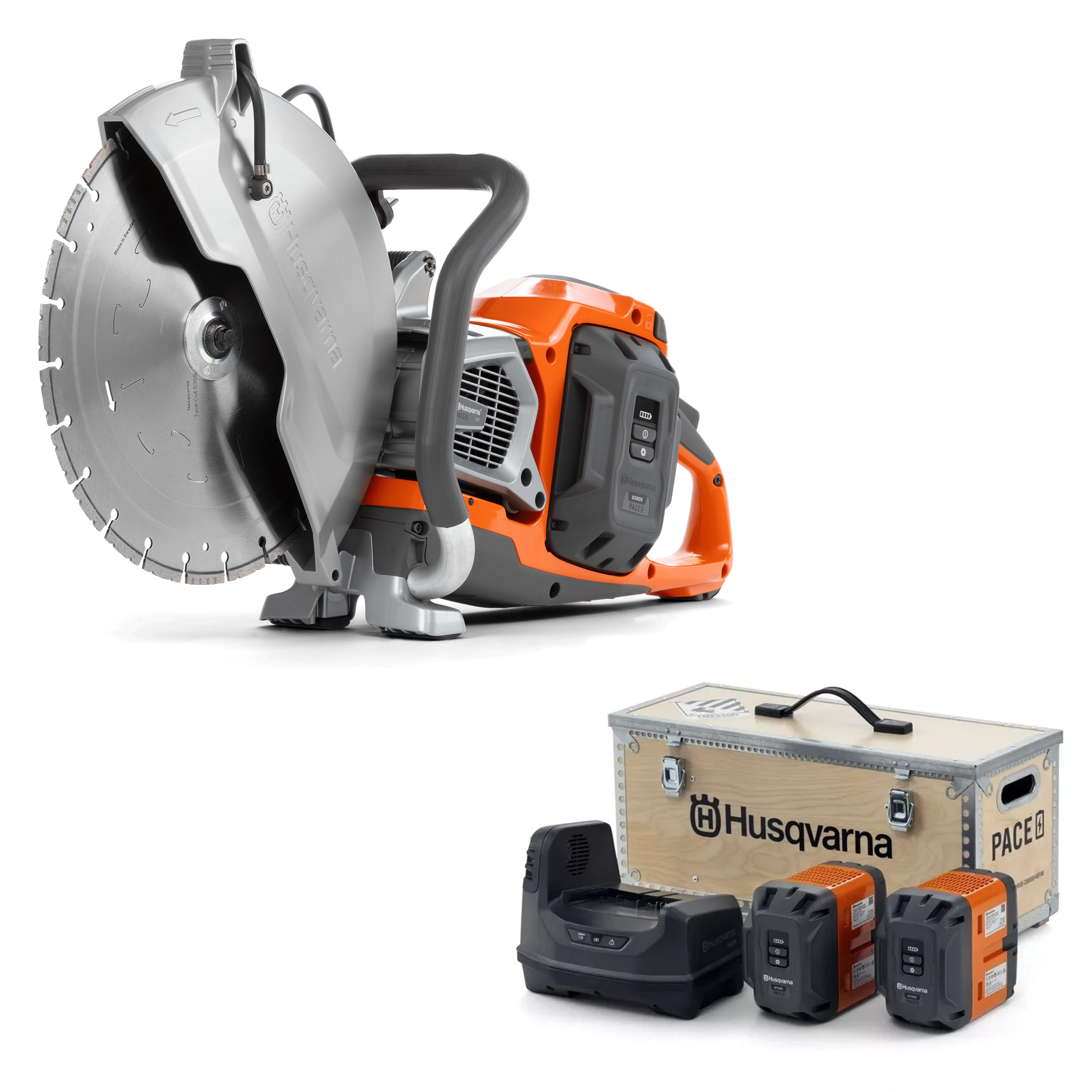 Husqvarna 970519201KIT K1 PACE Akku-Schneidsatz: 2 x B750X & C1800X 350mm