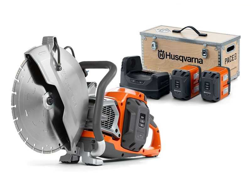 Husqvarna 970546704 K1 PACE Akku-Schneidsatz: 2 x B380X