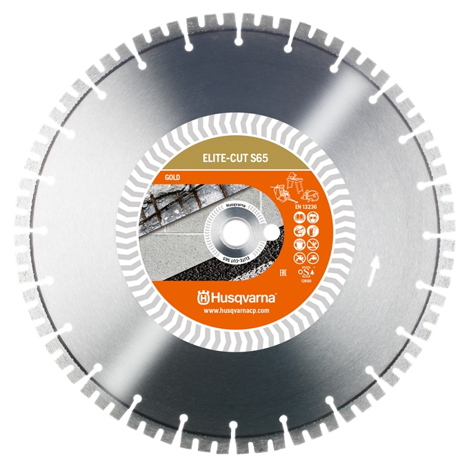 Husqvarna 579811910 Elite-Cut S65 Schleifmittel 300 x 20,0/25,4 mm Nass und trocken