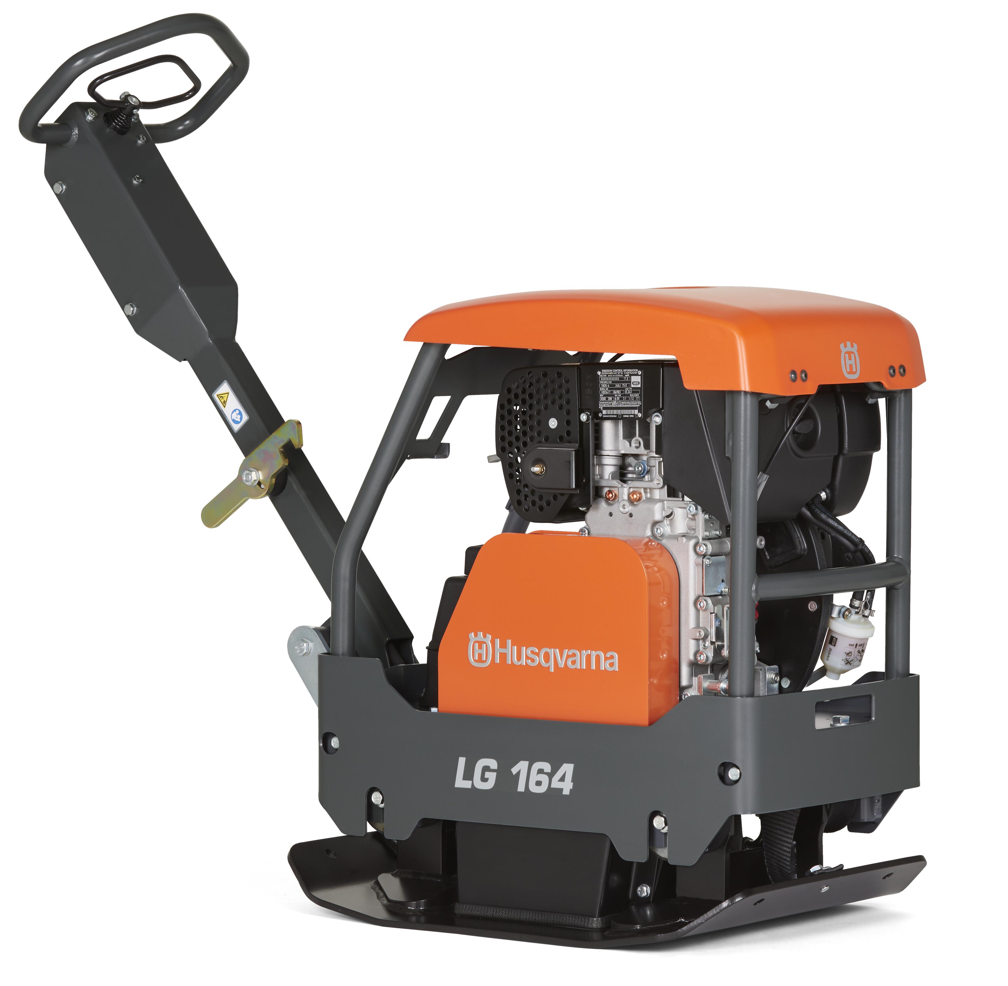 Husqvarna 967855601 LG164 Umkehrbare Rüttelplatte Honda Benzin 28 kN 450 mm