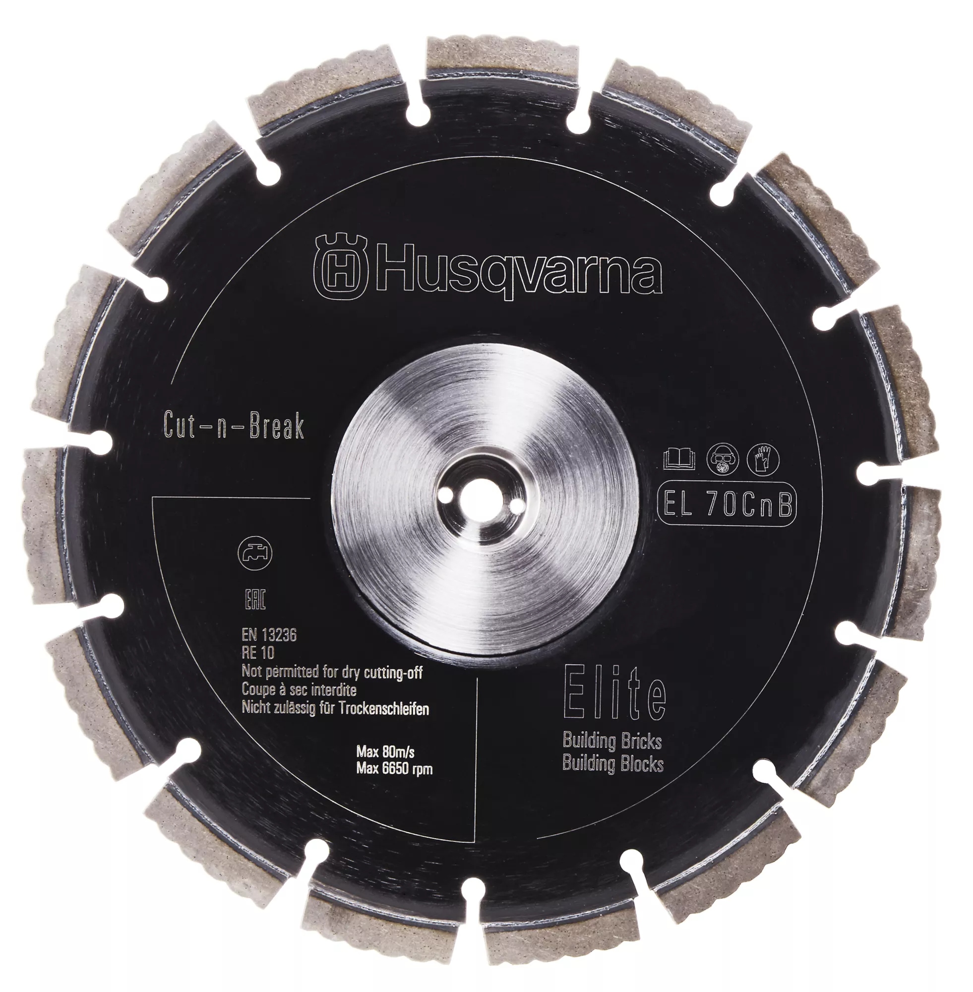 Husqvarna 597808301 EL 70 CNB Cut-n-Break Diamanttrennscheiben 2 Stück