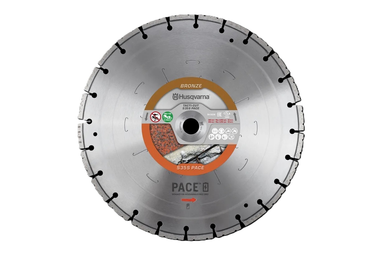 Husqvarna 598714901 Tacti-Cut S35 S BAT Diamanttrennscheibe nass/trocken Universal 300x25,4 mm